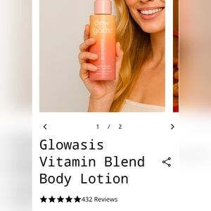 Dew Gods Glowasis Vitamin Blend Moisturizer - Orange